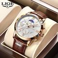 Mens Watches Pu Leather Casual Quartz Watch Men's Sport Waterproof Clock Watch, Ideal Choice For Gifts