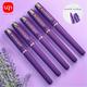 New Fashionable Business Ballpoint Pen, Purple Ink, Metal Nib -0.7mm, Medium Nib Smooth - Perfect For Office Stationery, School Supplies, Business Signature Pens