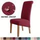 1pc Waterproof And Spill-proof Large Dining Chair Slipcover For Weddings And Banquets - High Back Cover For Dining Room Chairs