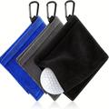 Golf Ball Cleaner Towel With Clips, Golf Club Supplies
