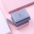 Women's Minimalist Trifold Short Wallet, All-match Clutch Coin Purse, Versatile Credit Card Holder