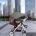 Stroller Sunshade, Waterproof Uv Protection Sun Shed Cover, Sun Shade Canopy Suitable For Large High View Two-way Stroller