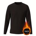 Thermal Shirts Men Long Sleeve Athletic Cold Weather Baselayer Undershirt Gear Tshirt For Sports Workout