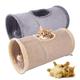 Foldable Plush Cat Toy Tunnel Funny Cat Tent For Dog And Kitten Play Supply