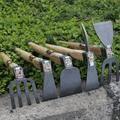 1pc, Manganese Steel Gardening Small Hoe, Pickaxe, Rake, Handheld Classic Digging Tool, Tools For Planting Flowers And Vegetables, For Outdoor Camping Hiking