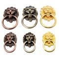 1pc Knobs And Pulls New Antique Bronze Lion Head Pulls For Dresser Drawer Cabinet Door Handles Knobs Door Knocker