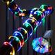 Solar Tube Light 8 Mode Waterproof Outdoor Led Light String Garden Decorative Light Wedding Christmas Halloween Festive Decorative Lighting (50/100/200/300led)