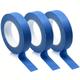 0.7 Inch X 66 Ft Multi-surface Painters Tape - 3 Rolls Of Blue Crepe Paper Masking Tape For Wall, Painting, Crafts & More!