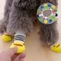 4pcs Pet Paw Protection Dog Socks For Toy Dogs, Small Dogs And Cat, Non-slip Pet Socks Christmas Pet Gift