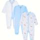 Baby Boy's Long Sleeve Cotton Rompers Three-piece Set, Pregnancy Gift