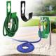 1pc Water Hose Hanger Expandable Garden Watering Hose Pipe Hook Wall Mounted Tidy Holder For Home Green Water Hose Hanger