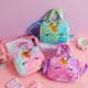 Cartoon Plush Unicorn Handbag Wallet One-shoulder Kindergarten Squinting Small Square Bag Gift