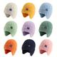 Candy Color Ear Warmer Beanies Snowflake Label Patch Knit Hats Thick Coldproof Dome Ear Flap Hat For Women