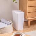 1pc Square Trash Can, Household Pop-up Type Household Sorting Bin, Bathroom Push-type Toilet Dustbin With Lid, Household Large Flip-top Paper Basket For Living Room And Office