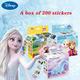 200pcs/set, Authorized Cartoon Roll Stickers Frozen Elsa Princess Roll Stickers Birthday Party Party Gifts Creative Gifts