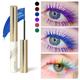 Colorful Mascara 5 Color Mascara Waterproof Fast Dry Eyelashes Curls Extension Make-up Eyelashes Blue Purple Black Coffee Ink Mascara Eyeliner Eye Shadow Eyeshadow Tray