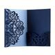 10pcs Hollow Elegant Laser Cut Wedding Invitation Card Cover Pocket Business With Rsvp Card Greeting Cards Birthday Wedding Decoration Party Supplies