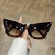 Oversized Cat Eye Fashion Sunglasses For Women Men Vintage Gradient Frame Glasses Outdoor Eyewear For Parties