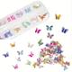 48pcs, 3d Butterfly Nail Art Charms For Acrylic Nails, Colorful Butterfly Nail Art Accessories For Nail Salons, Nail Art Jewelry For Nail Art Decoration&crafting Design