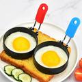 1pc Non-stick Round Egg Mold For Perfectly Shaped Breakfast Sandwiches And Crumpets - Portable Grill And Camping Accessory