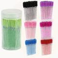 10/25/50/100pcs Disposable Mascara Brushes, Mascara Sticks, Makeup Brushes, Mascara Tools And Eyebrow Brushes