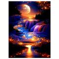 7.87×11.81inch/ 20×30cm Rhinestone Painting Kit, Art Kit For Adults, Gift, Diy Handmade Set Wall Decor