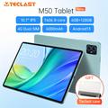 Teclast M50 Tablet Unisoc T606 8-core 8gb 128gb Rom With 1tb Expand, 10.1 Inch Tddi Fully Laminated Display Lte Support Dual Sim Android 13 Tablet 6000mah Battery, Wi-fi Tablet, 5mp+13 Mp Rear