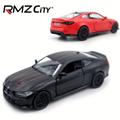 Rmz Simulation 1:36 Alloy M4 Csl Sports Car Model Children's Toy Car Return Car Model Collectible Ornaments Boy Toy Birthday Gift