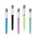 4pcs/pack, 4-color Ballpoint Pens, Medium Point (1.0mm), 4 Colors In 1 Set Of Multicolored Pens, Pens For School Supplies, Painting Pen