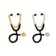 Doctors Nurses Mini Stethoscope Shaped Brooches Pins Jackets Coat Lapel Pin Bag Button Collar Badges Gifts Medical Jewelry Girls Accessories