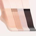 4/10/20 Pairs Solid Patterned Bottom Non Slip Socks Breathable Socks Mid Socks Women Thin Socks, Women's Stockings & Hosiery