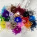 20 Colors Faux Feather Wrist Cuff Carnival Fake Feather Slap Bracelets Party Halloween Cosplay Costume Accessories Solid Color Anklet Bracelet Feather Cuffs