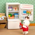 1 Piece Simulation Mini White Small Refrigerator, Miniature Model Toys, Doll House Kitchen, Small Ornaments