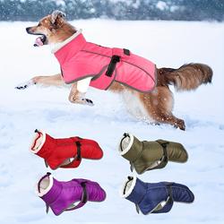 New Dog Warm Winter Coats, Dog Jacket With Buckle Turtleneck, Waterproof Windproof Dog Fleece Vest With Leash Hole Dog Apparel For For Small Medium Dogs Cold Weather Clothing