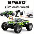 1:32 Scale Remote Control Cars, Rc Cars Maximum Speed 20 Km/h, 2.4ghz High Speed All Terrain Off-road Electric Toy Car, Kids Rc Car For Boys And Girls Christmas, Halloween, Thanksgiving Gifts