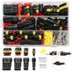 352pcs Dropship Hid Waterproof Connectors 1/2/3/4 Pin 26sets Car Electrical Electri Wire Connector Plug Truck Harness 300v 12a