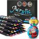 24 Colors Acrylic Brush Pen, Diy Painting Tools Set, For Teenagers And Adults