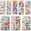 24pcs, 3d Stickers, Puffy 3d Stickers For Boys Girls Teachers, Reward, Craft Scrapbooking Bullet Journal, Including Animal, Numbers, Fruits, Fish, Dinosaurs, Cars