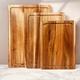 1pc, Acacia Chopping Board, Wooden Cutting Board, Chopping Board, Solid Wood Chopping Board, Beautiful And Convenient, With More Uses