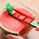 Watermelon Cutter Stainless Steel Windmill Design Cut Watermelon Kitchen Gadgets Salad Fruit Slicer Cutter Tool For Restaurant