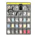 1pc 12/30/36 Durable Pvc Pockets Classroom Cell Phones Organizer Calculators Holder Over Door Hanging Jewelry Organizer Closet Underwear Sock Storage With Clear Pockets
