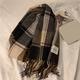 Ladies Scarf Warm Plaid Scarf Fashion Shawl Scarf