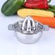 1pc Portable Stainless Steel Lemon Squeezer And Juicer With Bowl Container - Easy To Use And Convenient For Oranges, Lemons, And Fruit Juicing - Kitchen Tool For Fresh And Delicious Drinks