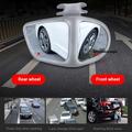 Blind Spot Mirror, Wide Angle Rear View Mirror 360 Degree Rotation Universal Car Auxiliary Mirror Front/rear Wheels Observation For Car Truck Suv