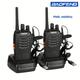 2pcs Bf 888s Amateur Radio Handheld 2 Way Radio, Th888s Uhf Portable Walkie Talkies With Pmr446 Frequency, 3, 7v For Adults, Hiking Biking Camping-