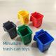 5pcs Mini Trash Can Toys, 5 Mini Trash Can Small Trash Can Models With Open Lid, Suitable For 1:12 Scale Doll House Life Scene Birthday Party Party Gift Gifts