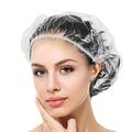 10/50/100pcs Disposable Shower Cap Elastic Fresh-keeping Film Cover Food Non-woven Shower Cap Waterproof Shower Cap Kitchen Accessories