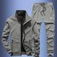 2pcs Men's Casual Tracksuits, Long Sleeve Track Jackets And Pants Best Sellers