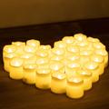 8pcs/24pcs, Led Flameless Atmosphere Ripple Electronic Candles, Decorative Candles, Birthday Banquet Candles, Table Candles, Wedding Candles, Home Decoration, Wedding Decoration, Holiday Decoration
