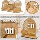 1pc, Ramadan Countdown Calendar Eid Al-fitr Wooden Decoration 2023 Ramadan Home Decor Muslim Decor Islamic Ramadan Party